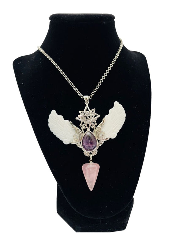 Angel jewelry quartz