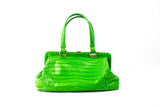 Bottega Veneta Green Crocodile Leather Bag