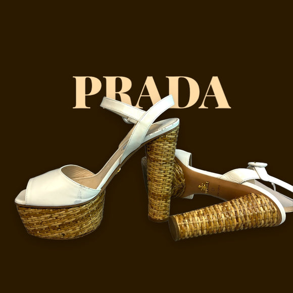 PRADA platform heels